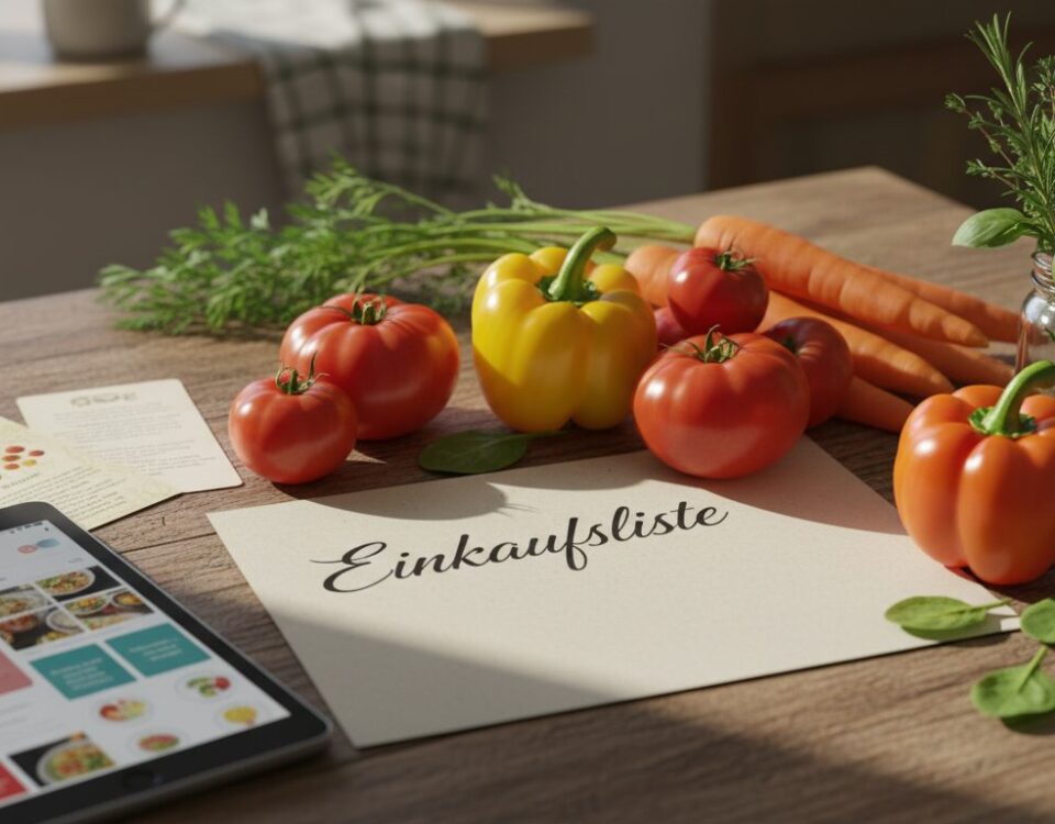 Essensplan erstellen Woche