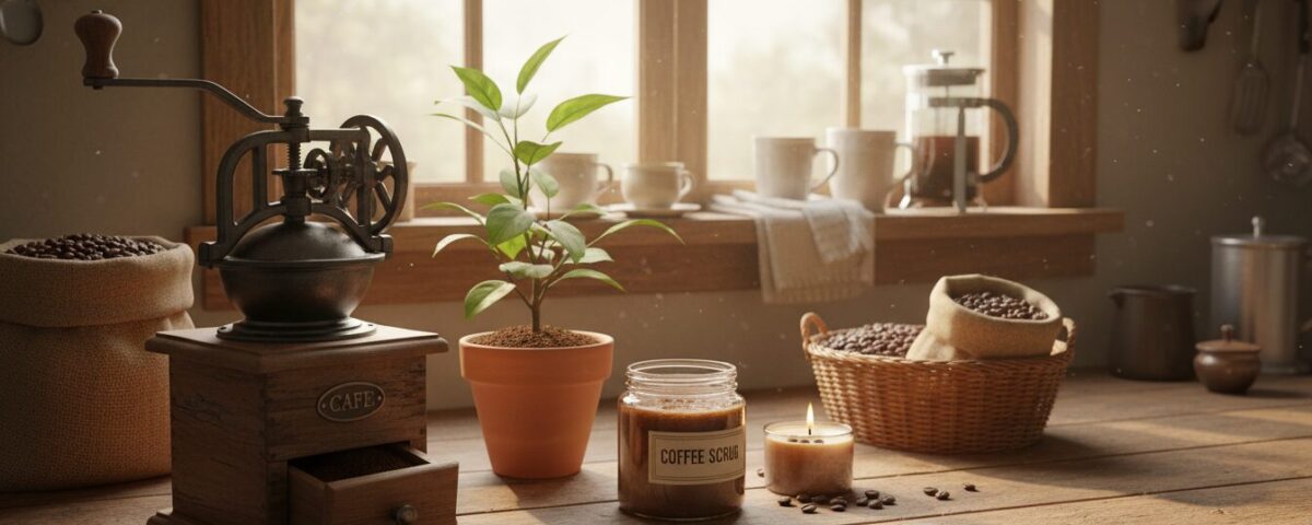 Kaffeesatz verwerten Haushalt Garten