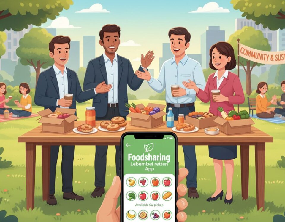 Foodsharing Lebensmittel retten App